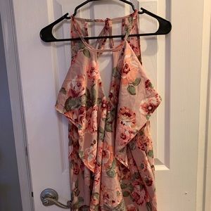 NWT Blush Floral Spring Dress